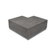 ArtiStone hoekstuk traptreden 90° binnen 37x15 Antraciet