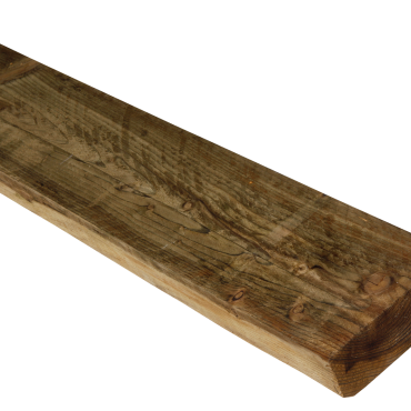 Fijnbezaagde gording douglas 400x15x5 cm Groen geïmpregneerd