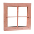 Douglas 4-ruits raam luxe 66,4x66,4 cm Blank