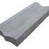Molgootelement 40x12,5x100 holling is 26/4 grijs